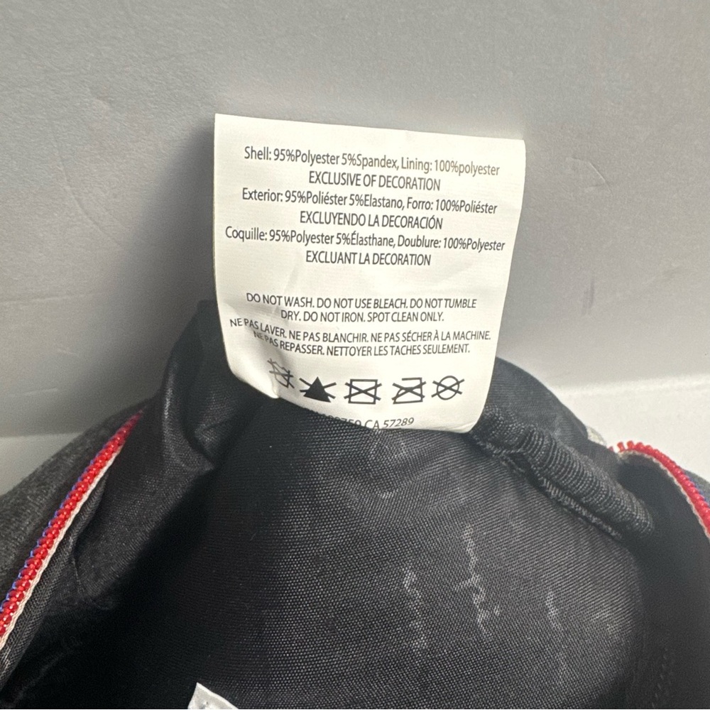 Champion Dark Gray Belt Bag with Blue and Red Details - Picture 6 of 7